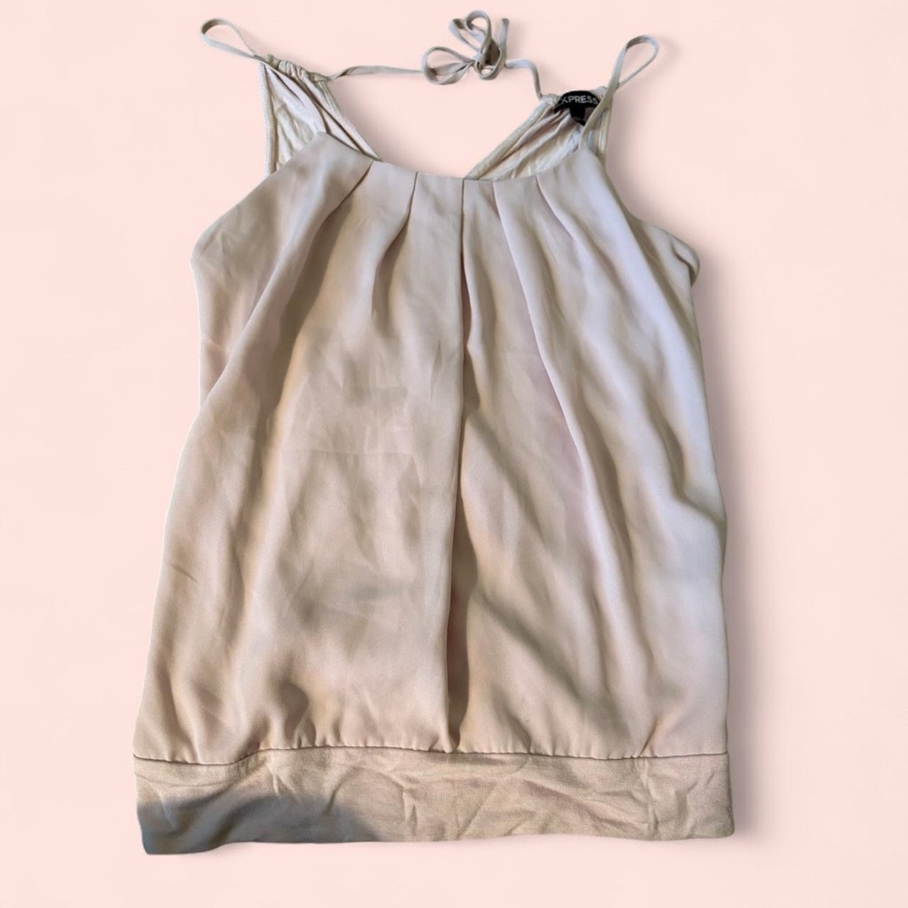Express pink cream top